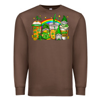 Chestnut st patricks day gnomes coffee cups Premium Sweatshirt - Jasminsmagicworld