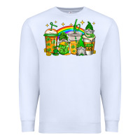 White st patricks day gnomes coffee cups Premium Sweatshirt - Jasminsmagicworld