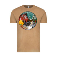Vintage Camel Christmas On The Farm Vintage Tee - FaDigitalArtStudio