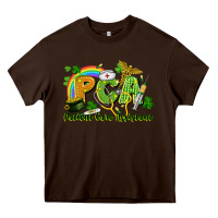 Chocolate Brown PCA Patient Care Assistant St. Patrick's Day Heavy Core Tee - CowGirlArtShop
