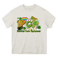 Cream PCA Patient Care Assistant St. Patrick's Day Heavy Core Tee - CowGirlArtShop