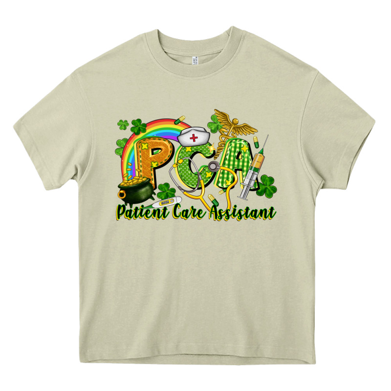 Pca Patient Care Assistant St. Patrick's Day Heavy Core Tee by CowGirlArtShop | Teevron