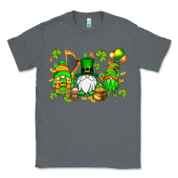 Charcoal Heather St. Patrick's Day gnomes Classic Tee - OliviaCreatesArt