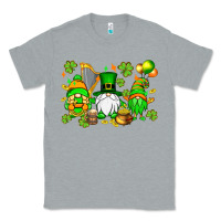 Heather Grey St. Patrick's Day gnomes Classic Tee - OliviaCreatesArt