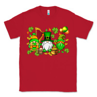 Red St. Patrick's Day gnomes Classic Tee - OliviaCreatesArt