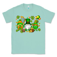 Seafoam St. Patrick's Day gnomes Classic Tee - OliviaCreatesArt