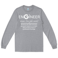 Heather Grey #engineer   #noun Long Sleeve Tee - baoMotion