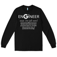 Black #engineer   #noun Long Sleeve Tee - baoMotion
