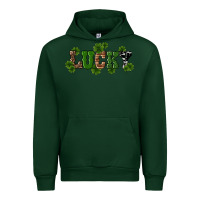 Forest Green st patricks day lucky shamrock Urban Hoodie - RanaPortraitStore