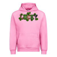 Fuchsia Pink st patricks day lucky shamrock Urban Hoodie - RanaPortraitStore