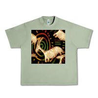 Oil Green african ethnic animal seamless pattern Urban Heavy Tee - BundleAndBundleShop