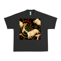 Pigment Black african ethnic animal seamless pattern Urban Heavy Tee - BundleAndBundleShop