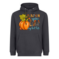 Smoke Pumpkin spice and livin' my best life Heavyweight Hoodie - RanaPortraitStore