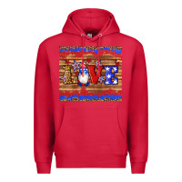 Cardinal american flag gnomes love star leopard glitter Premium Hoodie - Artiststas