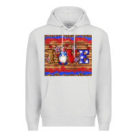Dove Grey american flag gnomes love star leopard glitter Premium Hoodie - Artiststas