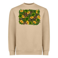 Mushroom st patricks day background Heavyweight Sweatshirt - RanaPortraitStore