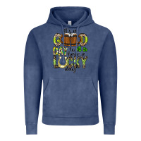 Vintage Denim It's a Good Day To Have a Lucky Day Vintage Hoodie - CowhideDigitalArt