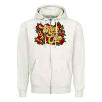 Oatmeal Heather Mini cita Zipper Hoodie - RanaPortraitStore