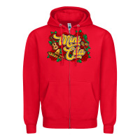 Red Mini cita Zipper Hoodie - RanaPortraitStore