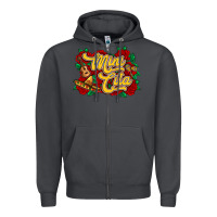 Smoke Mini cita Zipper Hoodie - RanaPortraitStore