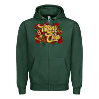 Sports Green Mini cita Zipper Hoodie - RanaPortraitStore