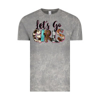 Cloud Rock Let's Go Girls Vintage Tee - FaDigitalArtStudio