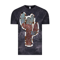 Cloud Black Cowhide Old Cactus Vintage Tee - RanaPortraitStore