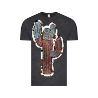 Vintage Black Cowhide Old Cactus Vintage Tee - RanaPortraitStore