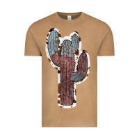 Vintage Camel Cowhide Old Cactus Vintage Tee - RanaPortraitStore