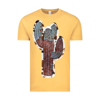 Vintage Mustard Cowhide Old Cactus Vintage Tee - RanaPortraitStore