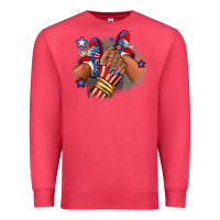 Cardinal America afro girl sneakers Premium Sweatshirt - RanaPortraitStore