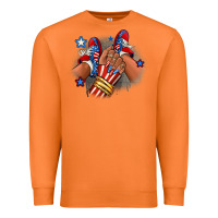 Carrot America afro girl sneakers Premium Sweatshirt - RanaPortraitStore