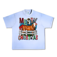 Grape Ice merry christmas simmental cow Urban Heavy Tee - FaDigitalArtStudio