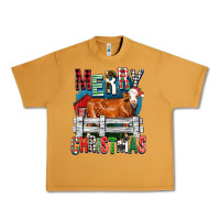 Peanut Butter merry christmas simmental cow Urban Heavy Tee - FaDigitalArtStudio