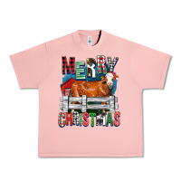 Salmon merry christmas simmental cow Urban Heavy Tee - FaDigitalArtStudio