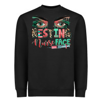 Black resting nurse face Heavyweight Sweatshirt - RanaPortraitStore