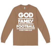 Toasted Coconut god family football christian faith shirt Long Sleeve Tee - baoMotion