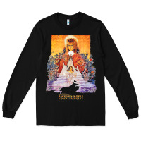 Black labyrinth movie poster t shirt Long Sleeve Tee - baoMotion