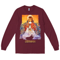 Burgundy labyrinth movie poster t shirt Long Sleeve Tee - baoMotion