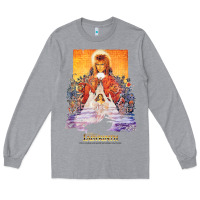 Heather Grey labyrinth movie poster t shirt Long Sleeve Tee - baoMotion