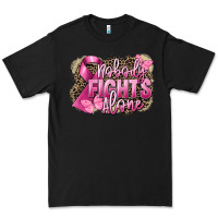 Black Nobody fights alone Cancer Premium Tee - FaDigitalArtStudio