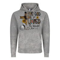 Cloud Rock for god so loved the world jhon Vintage Hoodie - CowhideDigitalArt