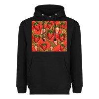 Black strawberries Heavyweight Hoodie - Jasminsmagicworld