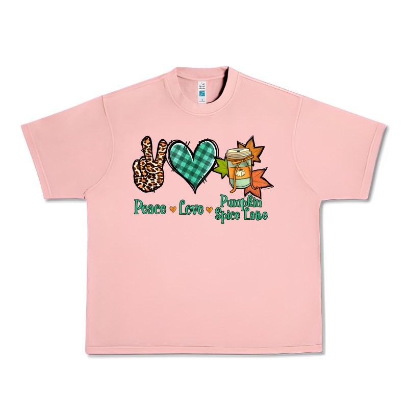 Peace Love Pumpkin Spice Latte Urban Heavy Tee by Jasminsmagicworld | Teevron