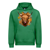 Emerald fall highland cow Urban Hoodie - Jasminsmagicworld