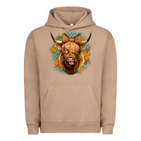 Pigment Burro fall highland cow Urban Hoodie - Jasminsmagicworld
