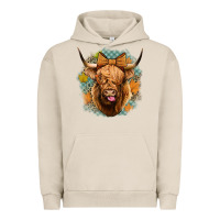 Pigment French Oak fall highland cow Urban Hoodie - Jasminsmagicworld