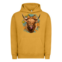 Fall Highland Cow Urban Hoodie | Teevron