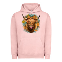 Pigment Salmon fall highland cow Urban Hoodie - Jasminsmagicworld