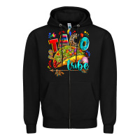 Black taco tribe Zipper Hoodie - RanaPortraitStore
